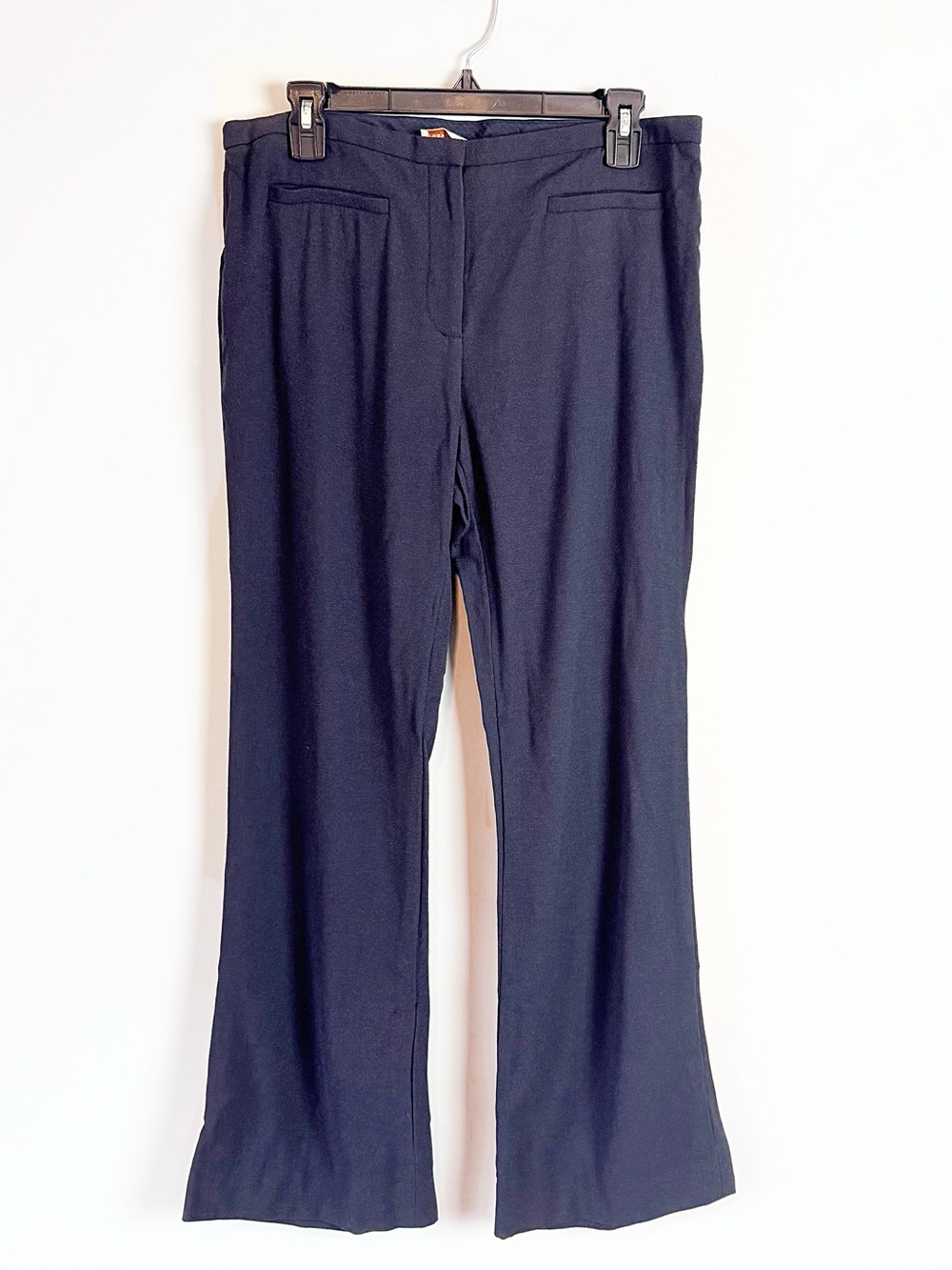 Tory Burch 100% Wool High Rise Flare Trouser Pants 8